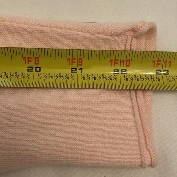 Etcetera Pink Knit Sweater Womens Small Cashmere Cotton Fly Back - Picture 6 of 10